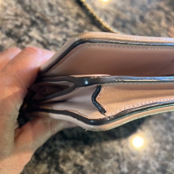 Tory Burch Blush Quilted Leather & Chain Crossbody - Picture 14 of 16